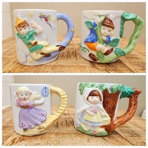 Adorable Vintage Fairytale Mugs JSNY